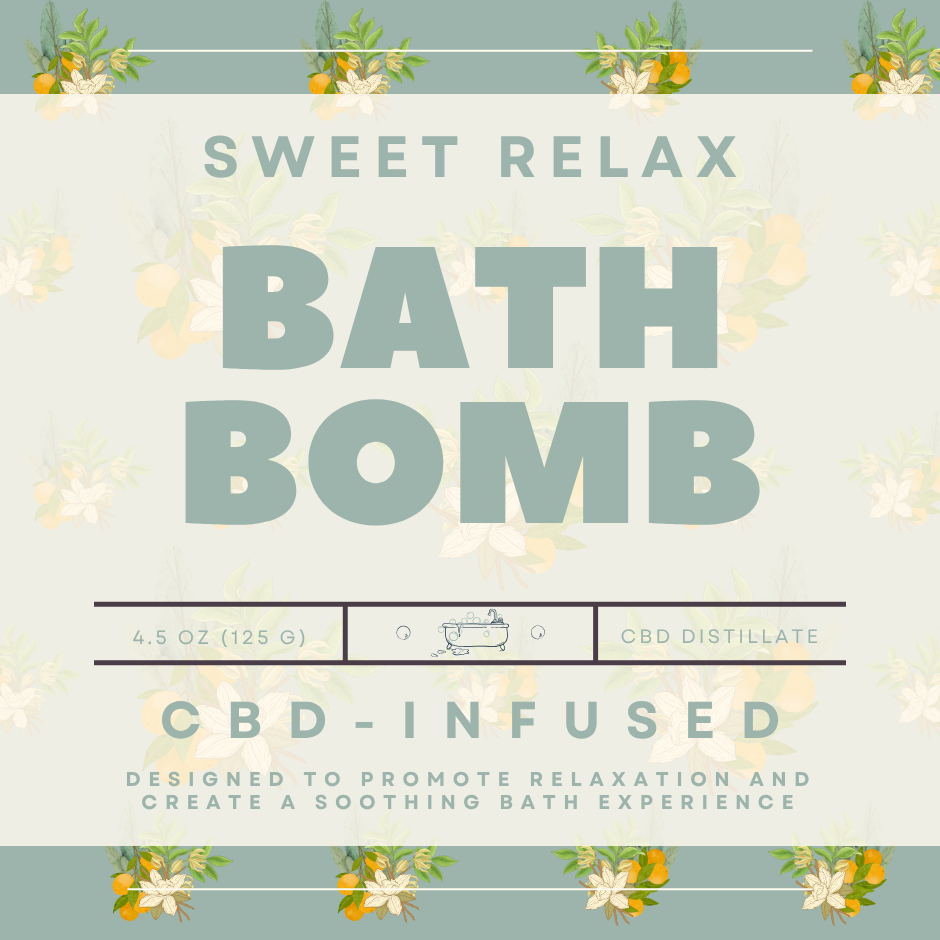 Sweet Relax - CBD Bath Bomb