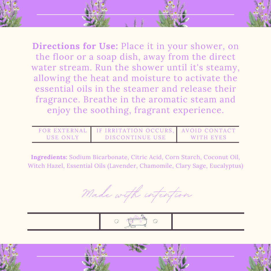 Floral Sleep - Shower Steamer