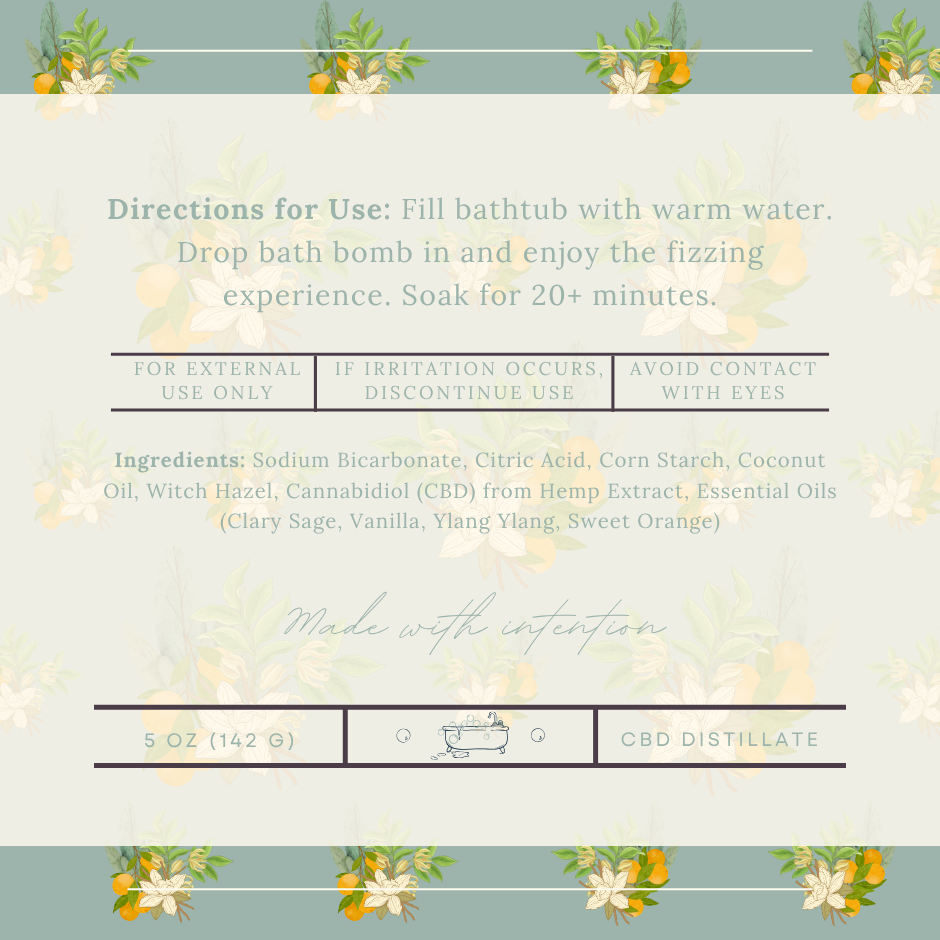 Sweet Relax - CBD Bath Bomb